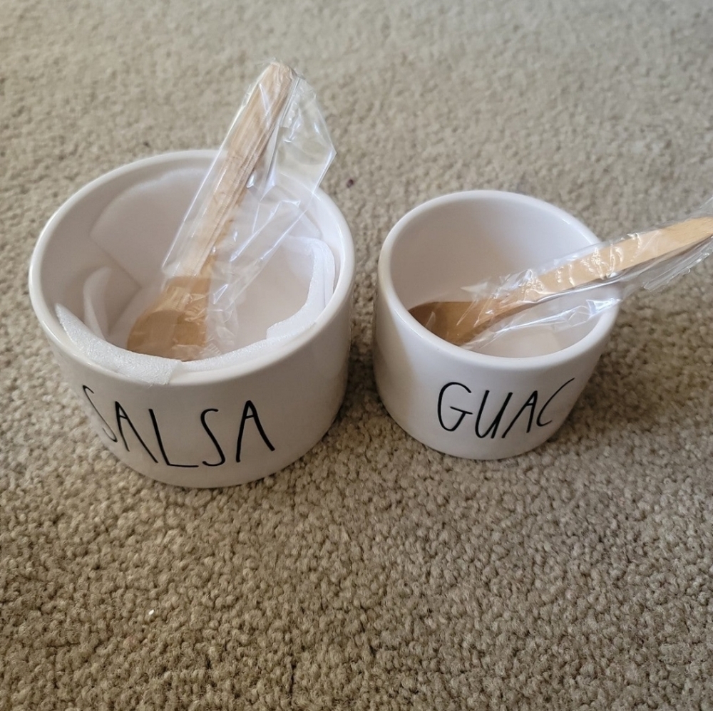 Rae Dunn Guac and Salsa Bowls